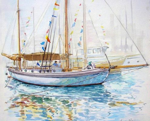 Classic yacht